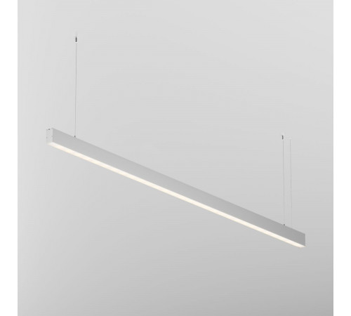 Линейный подвесной светильник Maytoni Technical 3000K 35x67 (Серебро, 2 м) LL312039