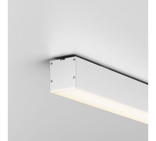 Линейный накладной светильник Maytoni Technical 3000K 50x50 (Серебро, 2 м) LL311023