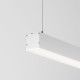 Линейный подвесной светильник Maytoni Technical 4000K 50x50 (Серебро, 1 м) LL312020