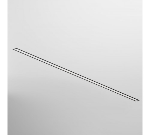 Линейный встраиваемый светильник Maytoni Technical 3000K 50x35 (Черный, 2 м) LL313015