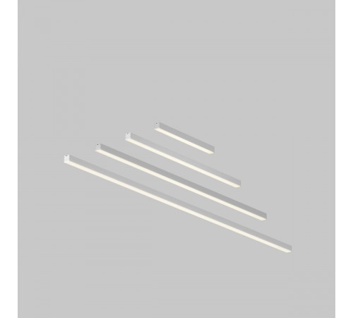 Линейный накладной светильник Maytoni Technical 4000K 35x35 (Серебро, 1 м) LL311004