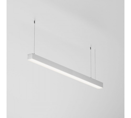 Линейный подвесной светильник Maytoni Technical 4000K 50x50 (Серебро, 1 м) LL312020