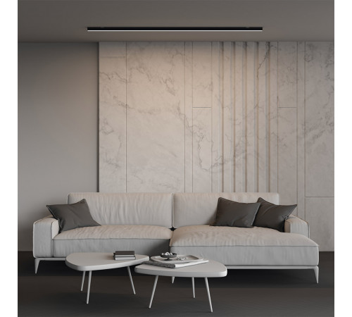 Линейный накладной светильник Maytoni Technical 4000K 35x35 (Черный, 2 м) LL311016