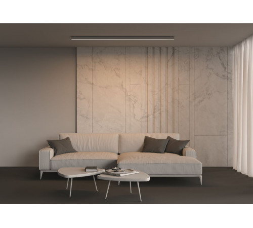 Линейный накладной светильник Maytoni Technical 3000K 50x50 (Серебро, 2 м) LL311023