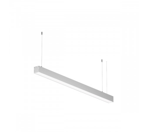 Линейный подвесной светильник Maytoni Technical 3000K 50x50 (Серебро, 1 м) LL312019