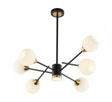 Люстра на штанге Arte Milano Neapolis 278408/6+1 BK/GD