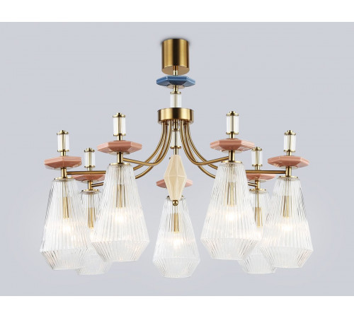 Люстра на штанге Ambrella Light High Light Ceramo Modern LH53184