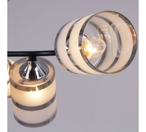 Люстра на штанге Reluce 45360-0.3-06 BK+CR