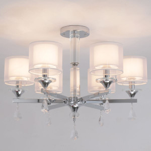 Люстра на штанге Illumico IL1354-6CPA-29 CR Romei