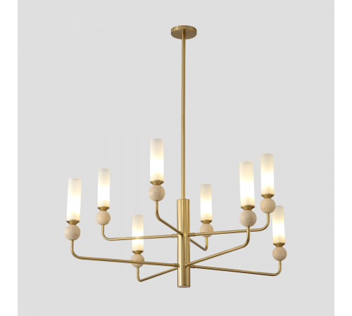 Люстра на штанге Crystal Lux SIMPLY SP8 BRASS