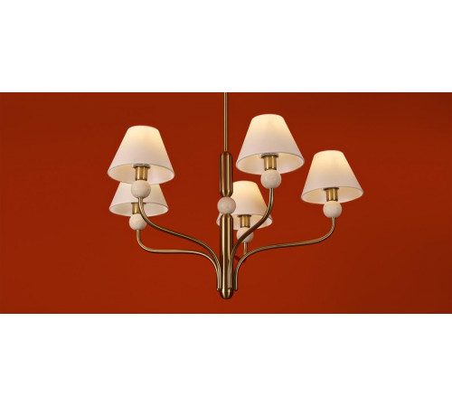 Люстра на штанге Freya Aurelia FR2058PL-05BS