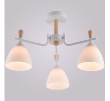 Люстра на штанге Reluce 01622-0.3-03 WH+WOOD