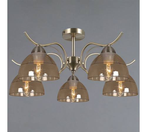 Люстра на штанге Illumico IL0733-5CSQ-25 AB AREZZO