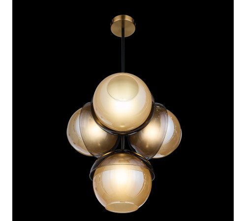 Люстра на штанге 33 Идеи CHN800L.04.17BL.ASB-M14AM