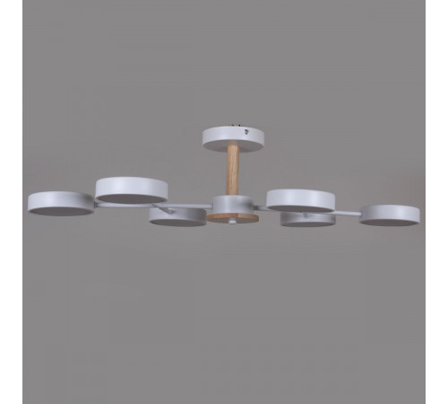 Люстра на штанге Reluce 03335-0.3-06 WH+WOOD Люстра на штанге Reluce 03335-0.3-06 WH+WOOD