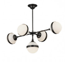 Люстра на штанге Delight Collection Peggy 9252P/5L black