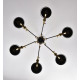 Подвесная люстра Lumina Deco Valmonti LDP D015-6 BK
