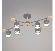 Люстра на штанге Reluce 78730-0.3-06 GX53 GREY+WOOD