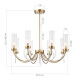 Люстра на штанге ST Luce Иллюмиа SL1400.303.08