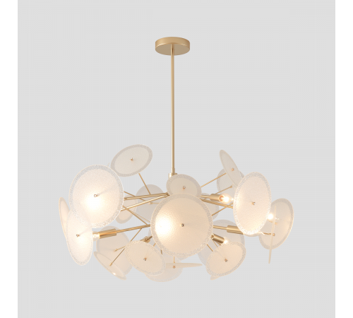 Люстра на штанге Crystal Lux DANDELION SP10 GOLD