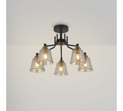 Люстра на штанге Freya Capella FR4017PL-05BBZ Люстра на штанге Freya Capella FR4017PL-05BBZ