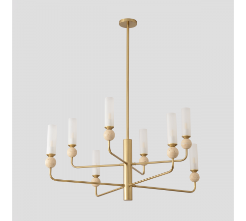 Люстра на штанге Crystal Lux SIMPLY SP8 BRASS