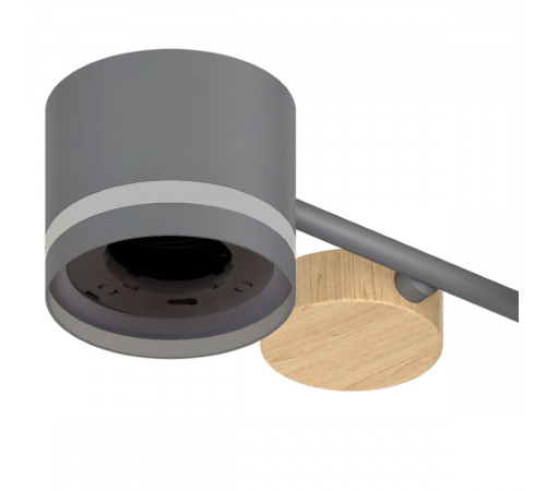 Люстра на штанге Reluce 68730-0.3-08 GX53 GREY+WOOD