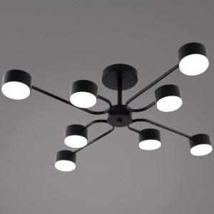 Люстра на штанге Reluce 03708-0.3-08 BK GX53