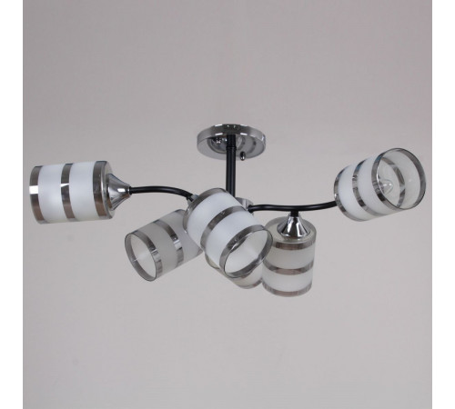 Люстра на штанге Reluce 45360-0.3-06 BK+CR