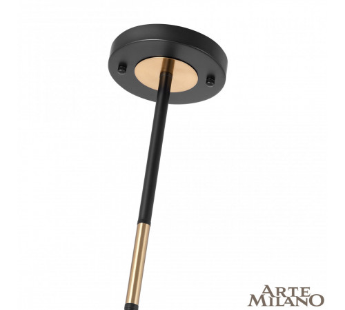 Люстра на штанге Arte Milano Neapolis 276708/8 BK/GD