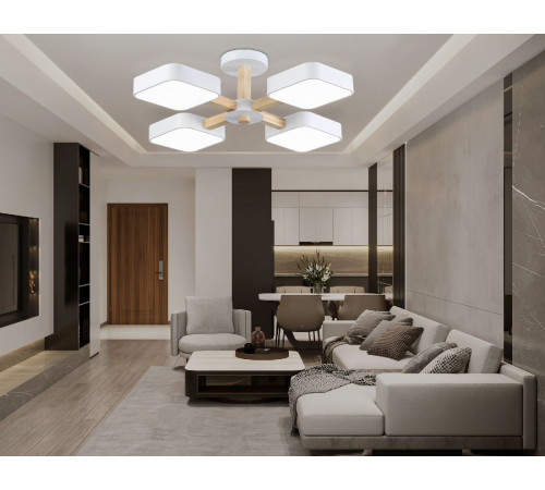 Люстра на штанге Ambrella Light Linetech Comfort FL4879 Люстра на штанге Ambrella Light Linetech Comfort FL4879