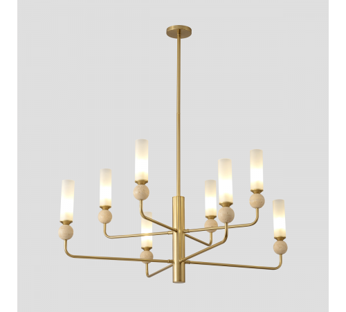 Люстра на штанге Crystal Lux SIMPLY SP8 BRASS