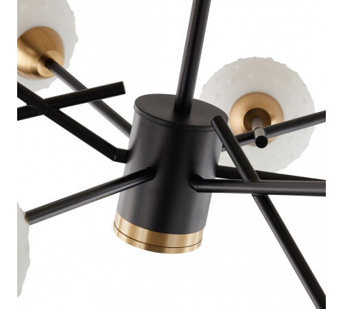 Люстра на штанге Arte Milano Neapolis 278408/8+1 BK/GD