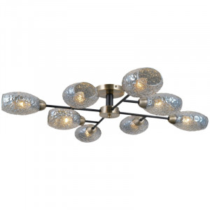 Люстра на штанге Illumico IL0285-8CSQ-79 BK AB
