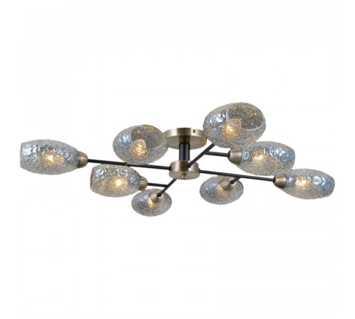 Люстра на штанге Illumico IL0285-8CSQ-79 BK AB Люстра на штанге Illumico IL0285-8CSQ-79 BK AB