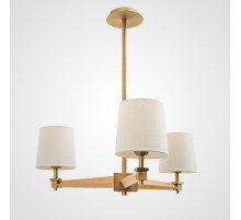 Люстра на штанге ImperiumLoft Stavra Jorgenson White/Dark Wood 203579-26