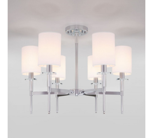 Люстра на штанге Eurosvet Brielle 60132/6 хром