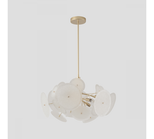 Люстра на штанге Crystal Lux DANDELION SP6 GOLD