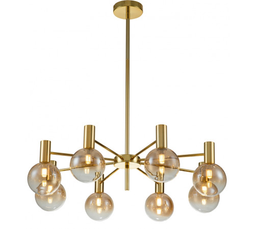 Люстра на штанге Indigo Collana 13015/8R Gold V000222