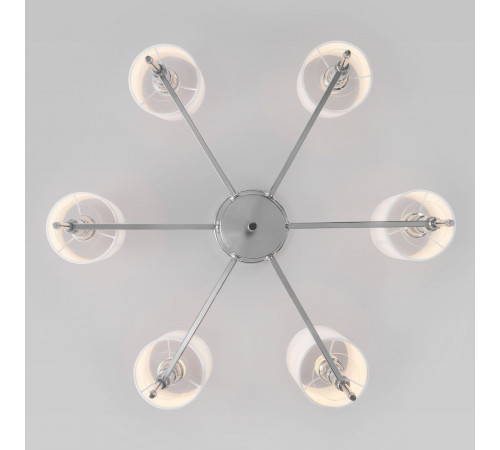 Люстра на штанге Eurosvet Brielle 60132/6 хром