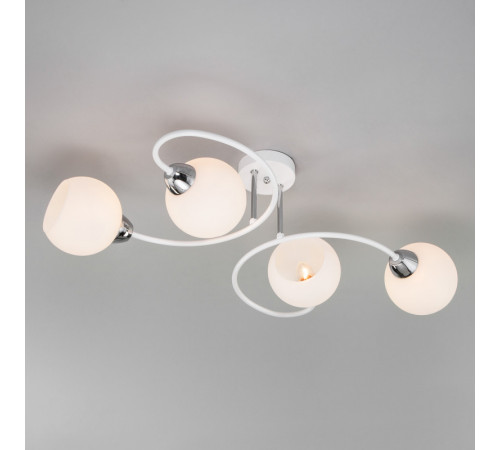 Люстра на штанге Eurosvet TULIA 30136/4 белый