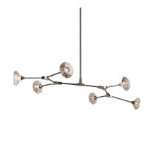 Люстра на штанге DeLight Collection Salasco KR0776P-6 nickel