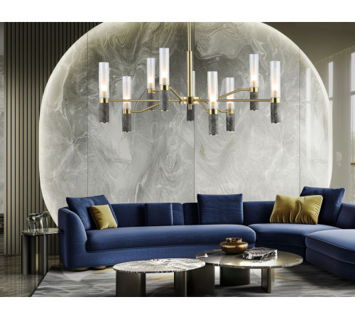 Люстра на штанге Ambrella Light High Light Ceramo Modern LH53355