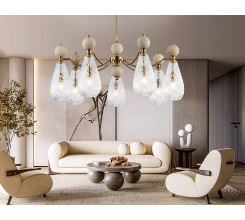 Люстра на штанге Ambrella Light High Light Ceramo Modern LH53287