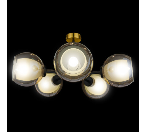 Люстра на штанге 33 Идеи CHN800S.05.17BL.PA-S12AM