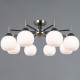 Люстра на штанге Illumico IL0579-8CSQ-25 BK AB TRENTO