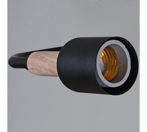 Люстра на штанге Reluce 99960-0.3-08 BK+WOOD Люстра на штанге Reluce 99960-0.3-08 BK+WOOD