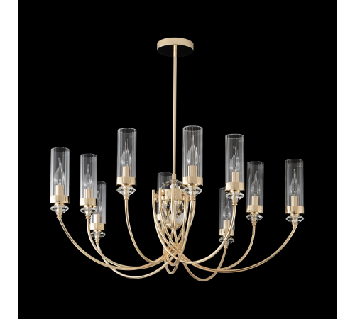 Люстра на штанге Crystal Lux SECRET SP10 GOLD