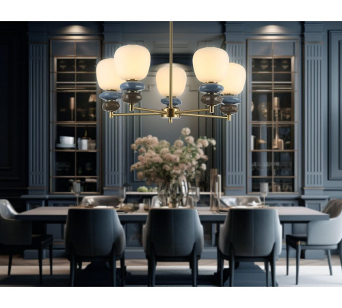 Люстра на штанге Ambrella Light High Light Ceramo Modern LH53164