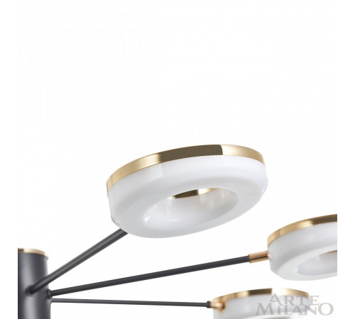 Люстра на штанге Arte Milano Ferrara 277499/8 BK/GD